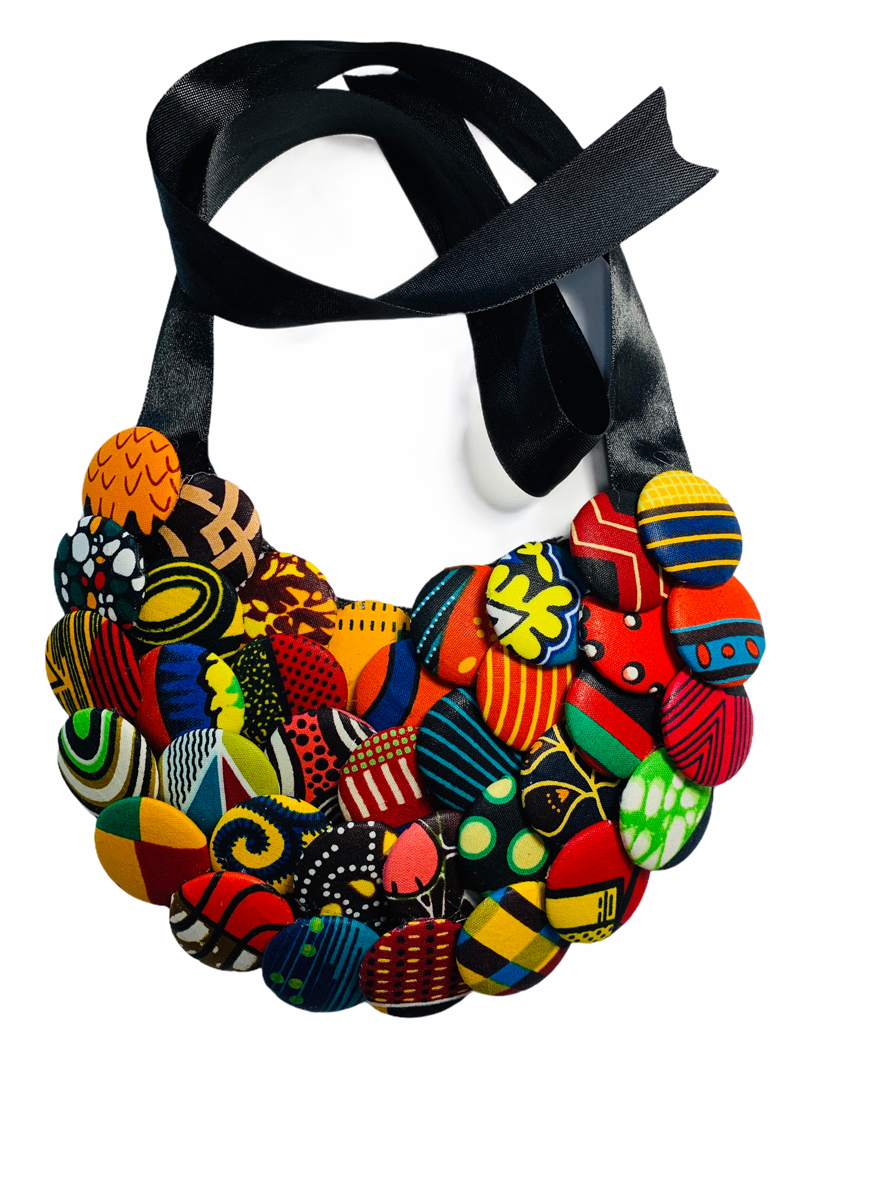 African hot sale print choker