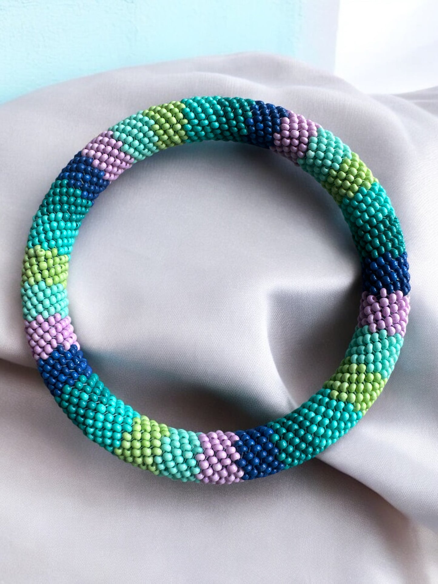 Handmade Beaded Bangle