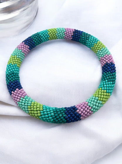 Handmade Beaded Bangle