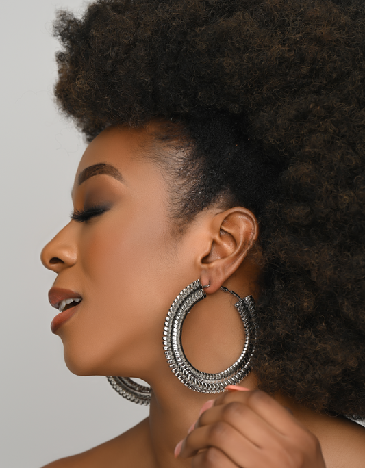 Big 8CM Statement Hoop Earrings