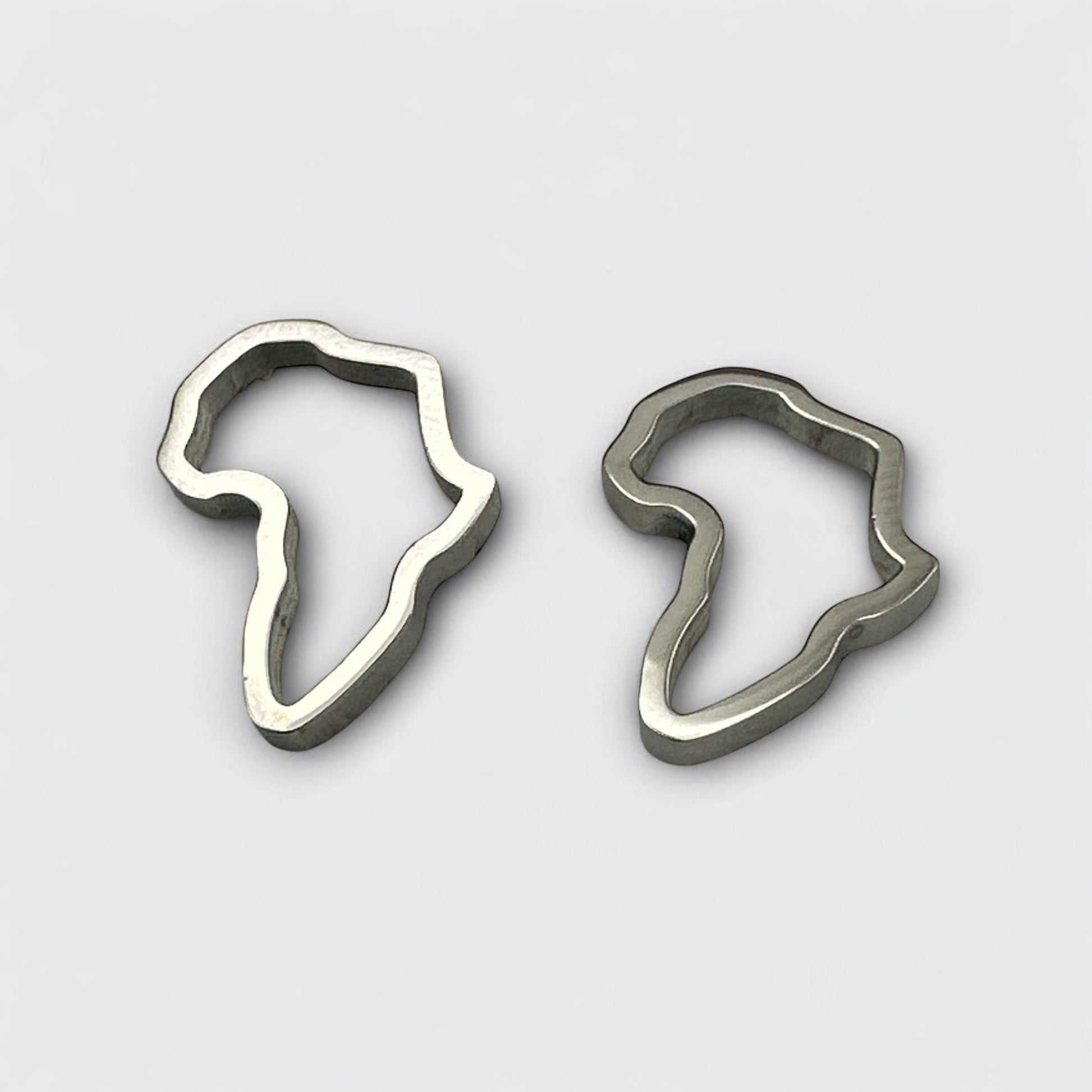 African Map Stainless Steel Stud Earrings - Fatisha Boutique